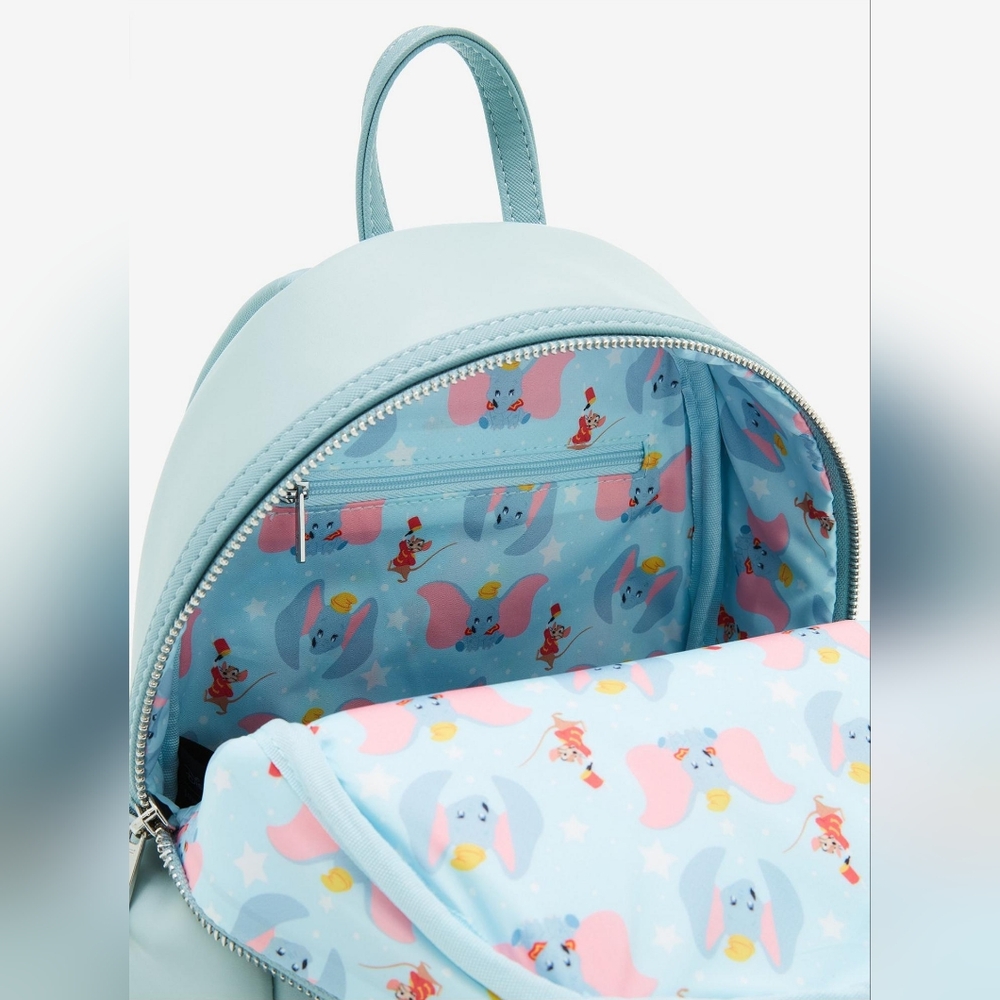 Brand New! Loungefly Disney Dumbo Figural Dumbo Mini Backpack💙 - Picture 7 of 7